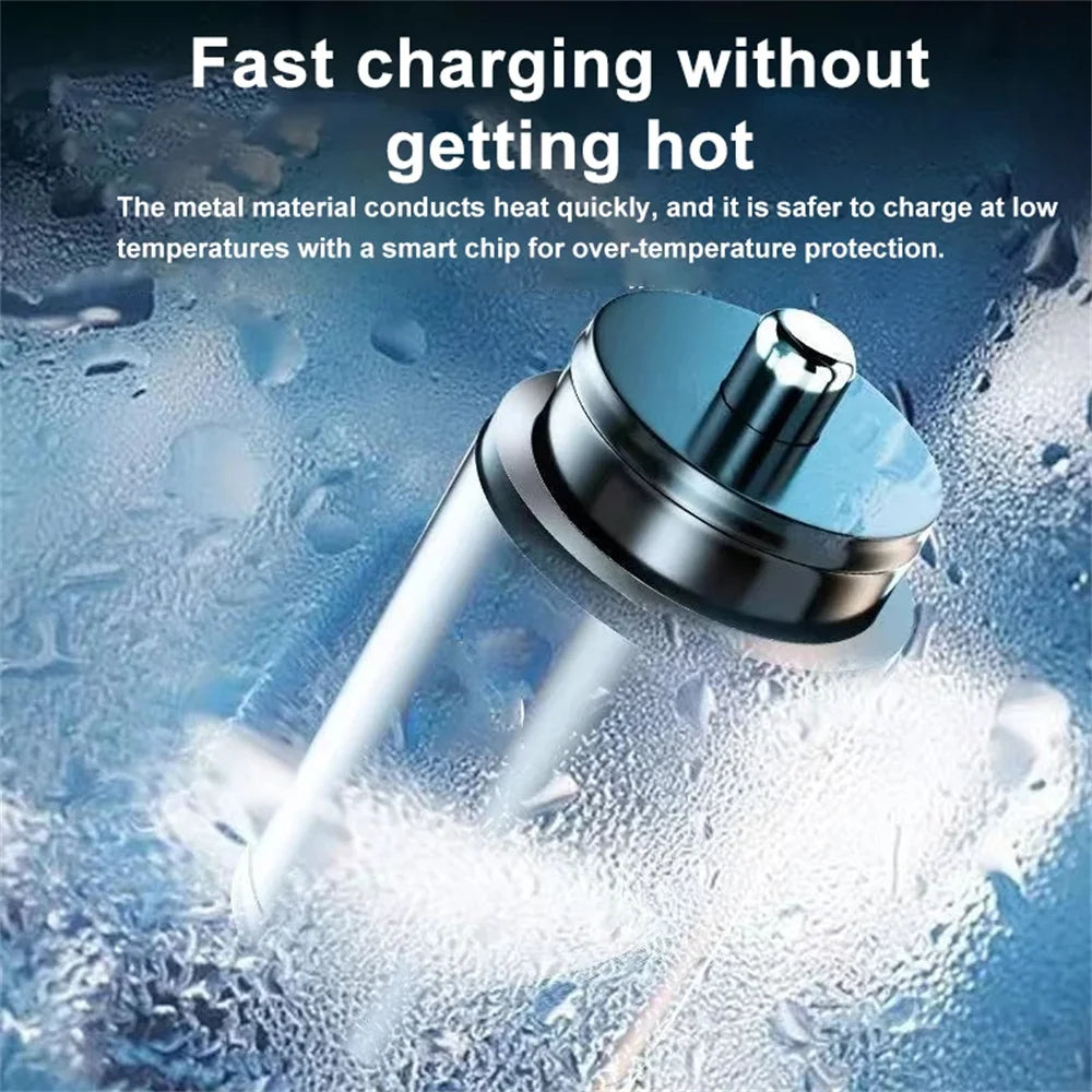 MiniCharge – 200W Compact Car Charger with USB and Type-C