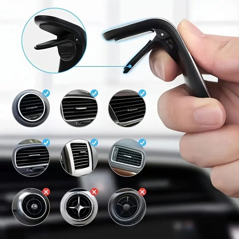 MagniClip – Compact Magnetic Phone Holder